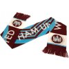 WEST HAM UNITED FC Šál West Ham United FC, vínovo-modrá, retro design