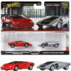 Mattel Hot Wheels Premium LAMBORGHINI COUNTACH LP5000 QV a LANCIA STRATOS ZERO, JBL02