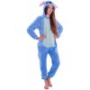 Plyšový overal Kigurumi - vzor Stitch - veľkosť L - 170cm