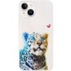 Odolné silikónové puzdro iSaprio - Leopard With Butterfly - iPhone 15 Plus