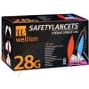 Wellion Safety Lancets jehly jednorázové 28G 200ks