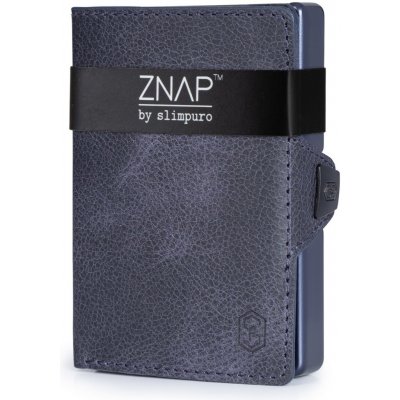 Slimpuro ZNAP Slim Wallet, 12 kariet, priehradka na mince, 8,9 x 1,8 x 6,3 cm (Š x V x H), ochrana RFID (ZNAPBlueBlue12)