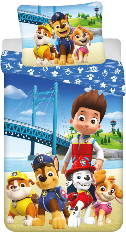 Jerry Fabrics Obliečky PAW Patrol Labková patrola 31 140x200 70x90 100% Bavlna