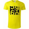 Tachometer 60 - Tričko z organickej bavlny - 3XL ( Citrónová )