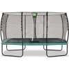 Trampolína s ochrannou sieťou Allure Classic Exit Toys zelená 244*427 cm