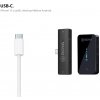 Boya BY-XM6 Profesionální Bezdrátový Mikrofon Audio pro Smartphone, Kameru, Počitač USB-C Varianta: 1x mikrofon + přijímač USB-C