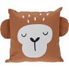 H&L vankúš Safari Opica hnedý 40x40