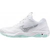 Dámska halová obuv Mizuno Wave Stealth 6 W White/Blue Tint EUR 41