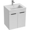 JIKA JIKA H4536111763001 - Kúpeľňová skrinka s umývadlom CUBE 60,7x55 cm biela LF0085 + záruka 3 roky zadarmo + záruka 3 roky zadarmo