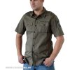 Fox košeľa Enrique s/s, military zelená, L