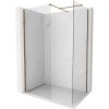 MEXEN/S - Kyoto-X Sprchová zástena WALK-IN 100 x 80, transparent 10 mm, ružové zlato 800-100-202-60-00-080-X