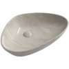 Sapho DALMA keramické umývadlo na dosku 58,5x39 cm, marfil MM227