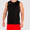 COMBI BASKET T-SHIRT BLACK SLEEVELESS 2XS