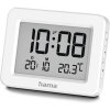 HAMA Digitálny budík Kos, LCD, biely - 00222205