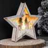 Haushalt international Haushalt international LED drevená hviezda Zimný les