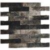 EcoCerram Stripe Grey 7,5x30 Vzhľad tehly