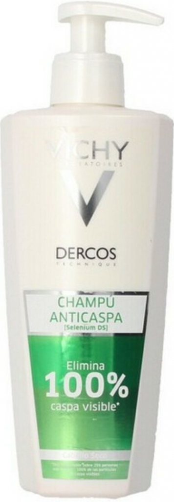 Vichy Dercos šampón proti lupinám na suché vlasy 390 ml