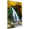 Vertikálny foto obraz fotografie na skle Vodopád v lese 50x100 cm