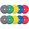 Súprava 2x5ks gumových kotúčov inSPORTline Bumper Plate Go 2x 5-25 kg 50 mm