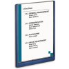 Durable Informačná tabuľka Click Sign 210 x 297 modrá