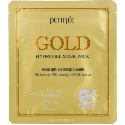 PETITFEE & KOELF Hydrogélová textílna maska na tvár s extraktom zo zlata a slimáka Gold & Snail Hydrogel Mask Pack (30 g * 1 ks)