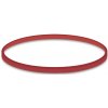 Gumička slabá červená 1mm priemer 6cm, 50g