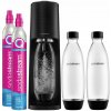 Výrobník sódy SodaStream TERRA Čierny na vodu + 2 fľaše + 2x Bombička s CO2