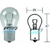WM Moto Parts Žiarovka 6V 5W BA15d
