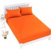 Jersey oranžové prestieradlo David na dvojlôžko 180×200 cm Farba: Oranžová, rozmer: 180x200cm Oranžová
