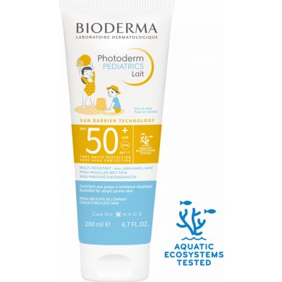 Bioderma Photoderm Pediatrics mlieko na opaľovanie pre deti SPF50+ 200 ml