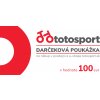 ToToSPORT Darčeková poukážka 100€ Excelentný darček pre cyklistu