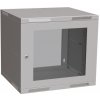 Solarix Networks Limited Rozvádzač dátový nástenný skladaný SENSA LITE 9U 450mm, dvere sklo, SENSA-L-9U-545-11-G