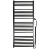 Admiral Kúpeľňový radiátor MYRA II, 600 × 1320 mm, 600 W, plochý, elektrický, čierny, KD22 600/1320 600W ČERNÁ