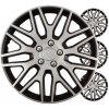 Puklice Dakar 15” čierno - strieborná sada 4ks COLOR BOX VERSACO