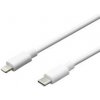 Mobilnet KAB-0200-TYP-LIGHT dátový USB-C/Lightning, 2A, 2m, bílý