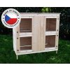 Drevená králíkárňa TOHOS se 4 kotci