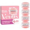 Gillette Venus Dámske žiletky Gillette Venus Comfortglide Spa Breeze pre hladké oholenie celého tela. Hlava sa presne prispôsobí anatómii tela, čím sa efektívne minimalizuje riziko porezania kože. Hyd