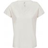 SOĽS Regent Dámske tričko s výstrihom do V SL04766 Creamy white XL