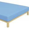 Jersey prestieradlo Stredne Modré Rozmer: 120x200 cm
