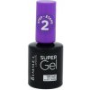 Rimmel London Super gel Top Coat krycí lak na nechty 001 Transparent 12 ml
