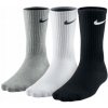 Nike Everyday Plus Cushioned ponožky sivé / biele / čierne, trojbalenie, veľkosť 42-46