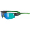 Okuliare UVEX Sportstyle 215 čierno / zelené