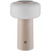 Livarno® Aku LED stolná lampa do exteriéru (béžová) (100401015)