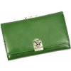 Gregorio GS-108 zelená dámska kožená peňaženka 14,5 x 9 x 3,8 cm