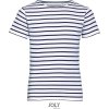 SOL's Collection Tričko Miles Kids, pruhované, krátký rukáv, dětské COT25140090888-white/navy Bílá/navy 12 roků
