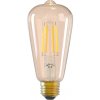 Tellur WiFi Smart žárovka Filament E27, 6 W, jantarová, teplá bílá 5949120002585
