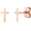 SOFIA zlaté náušnice krížiky SJ111479.430