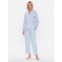 Seidensticker Pyžamové nohavice Woven Satin Pajama Pant Modrá
