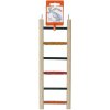 Drevený rebrík pre malé vtáčiky 6 stupňov 25cm