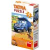 Dino Puzzle Tatra Autá: Tatra 148 modrá 60 dielikov